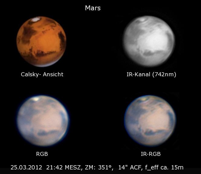 Mars am 25.03.2012