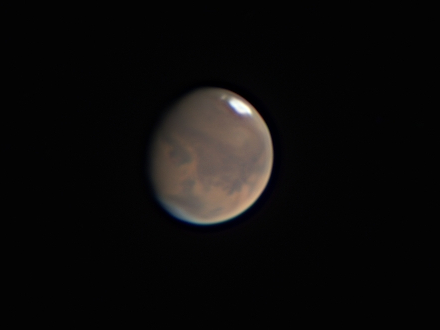 Mars am 16.08.2020 RGB-Aufnahme