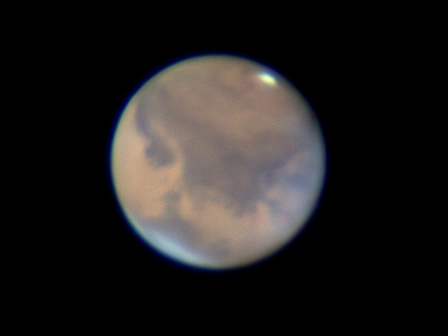 Mars am 24.10.2020 RGB-Aufnahme