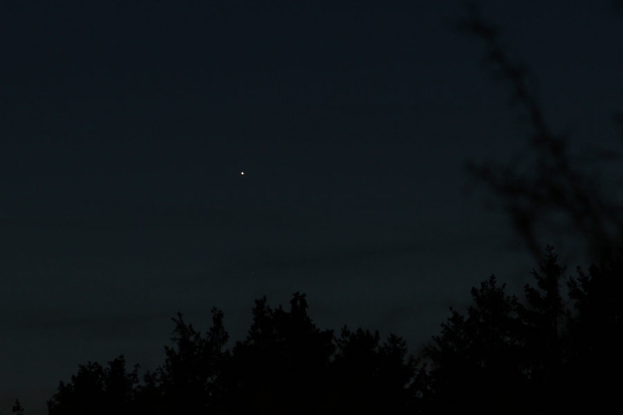 Merkur am Abendhimmel 29.03.2017