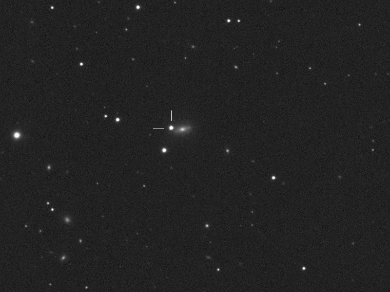 Image of supernova 2020hvf in NGC 3643