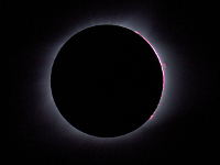 Totality, beautiful prominences C3 - 1 s
