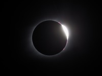 Diamond ring, shortly after totality C3 + 11 s