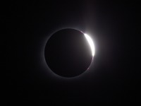 Diamond ring, shortly after totality C3 + 15 s