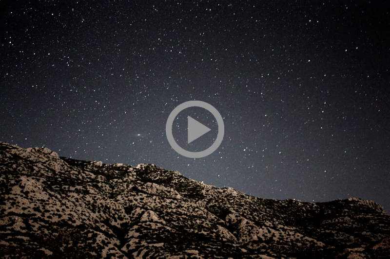Sterne über dem Velebit-Gebirge Titelbild