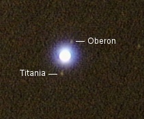Aufnahme der Uranusmonde