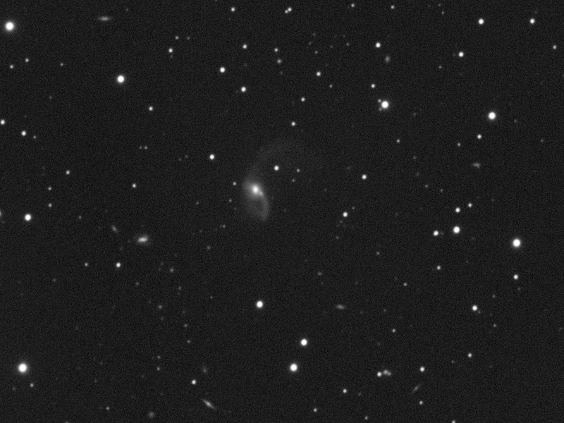 Interagierendes Galaxienpaar Arp 180 in Eri am 02.11.2024