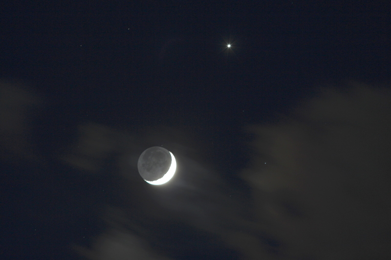 Mond und Venus am 03.01.2025