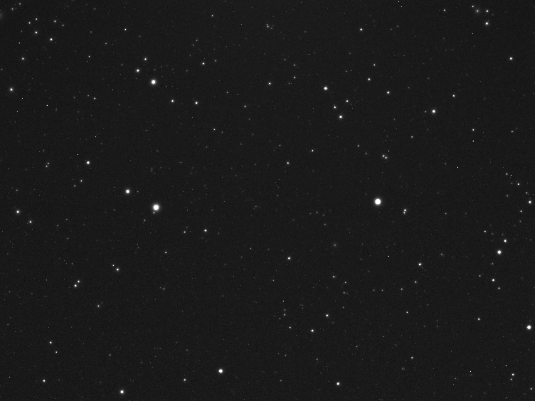 Aufnahme 3 min nach der Sternbedeckung